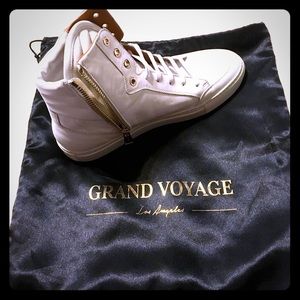 Grand Voyage Belmondo High - White Leather - 9 1/2